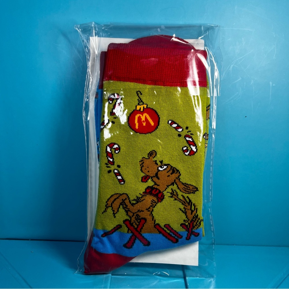 McDonald's Grinch Socks 2025